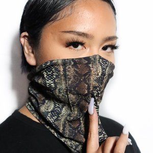 Multifunctional Bandana/Face Mask Snakeskin